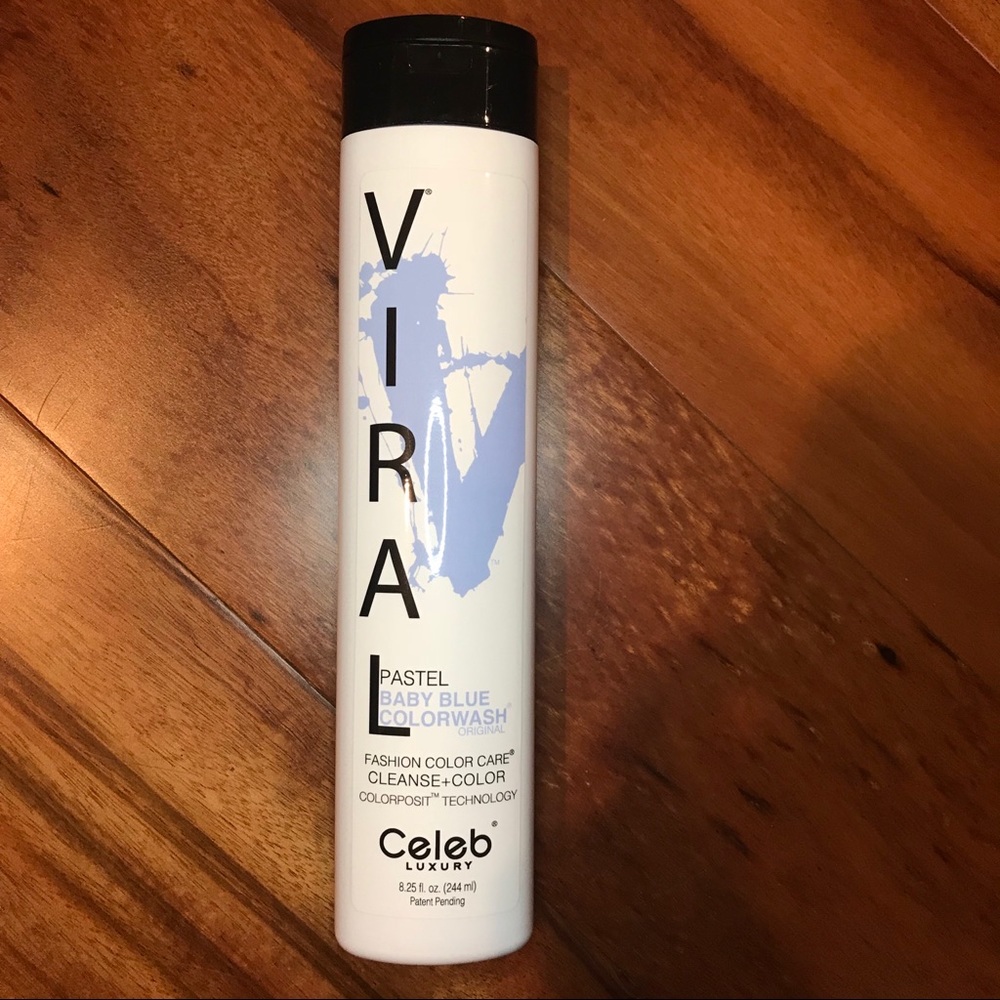 Celeb Luxury Pastel Baby Blue Viral Colorwash NEW